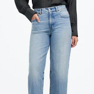 Madewell The Perfect Vintage Wide-Leg Crop Jean – Hallstead Wash (Size 25)